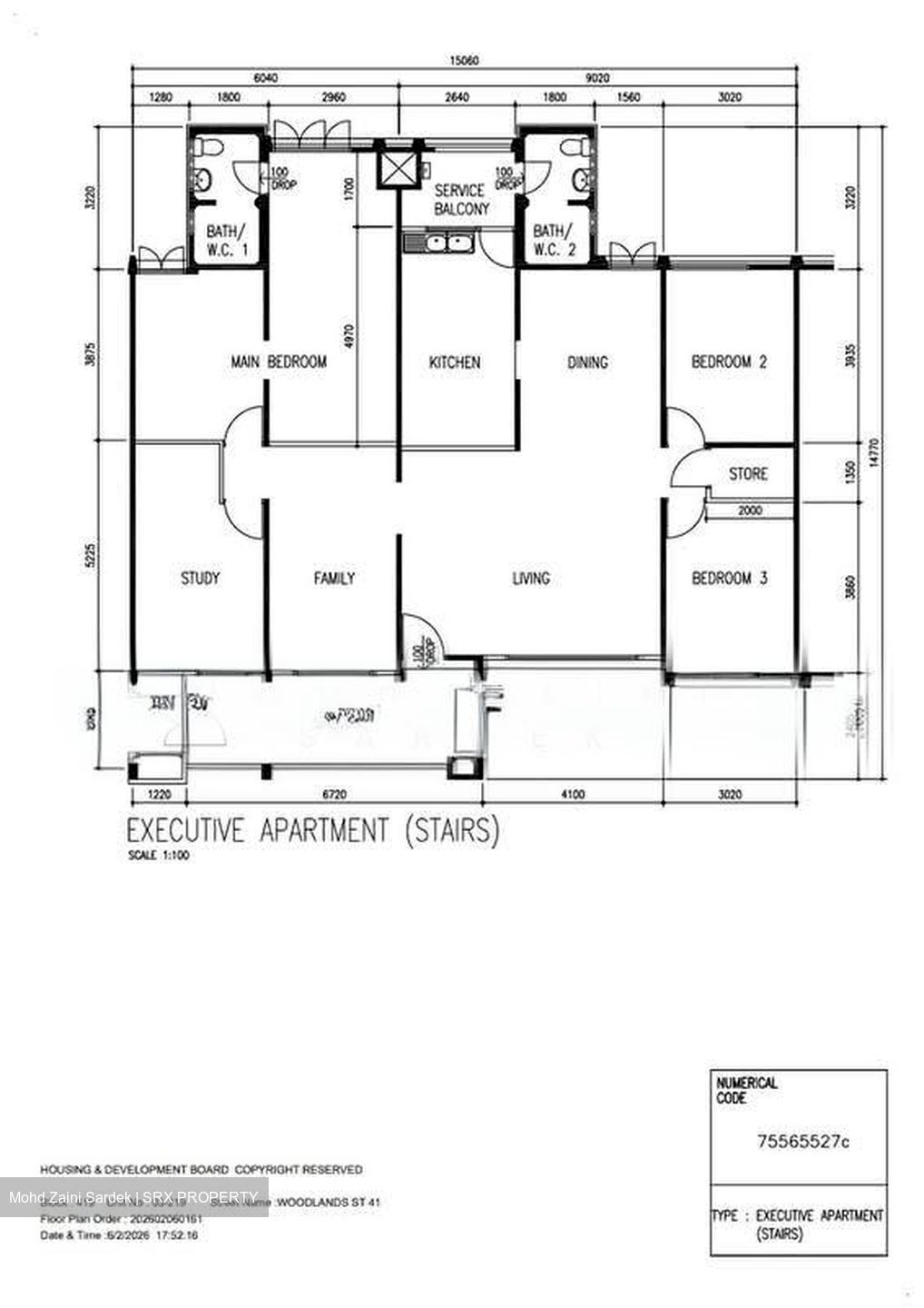 Blk 419 Woodlands Street 41 (Woodlands), HDB Executive #588659551
